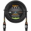 30 Foot - WBC-PRO-SPEAKER-12 AWG (2 Core Config.)  High-Purity OFC (99.99%)  Pro-Grade  High-Definition Loudspeaker/DJ/PA Speaker Cable with Neutrik NL2FXX-W-S 2-Pole Silver SpeakON Connectors view 1