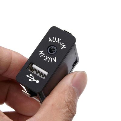 Car USB AUX Input Socket 84109237653 for BMW 1 3 5 6 7 Series X1 X3 X4 X5 X6 E60 E61 E70 E81 E82 E87 E88 E90 E91 E92 E93 F07 F10 F12 F13,for MINI Clubman R55 Cabrio R57