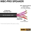 6 Foot - WBC-PRO-SPEAKER-12 AWG (2 Core Config.)  High-Purity OFC (99.99%)  Pro-Grade  High-Definition Loudspeaker/DJ/PA Speaker Cable with Neutrik NL2FXX-W-S 2-Pole Silver SpeakON Connectors view 2