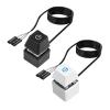 ACGTUY Computer Desktop Switching with Light PC Motherboard External Boot On/Offs Reset Button with Cable for Home Internet(Black) view 2