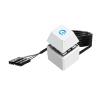 ACGTUY Computer Desktop Switching with Light PC Motherboard External Boot On/Offs Reset Button with Cable for Home Internet(Black) view 3