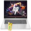 HP 17.3" HD+ LED Touchscreen Business Student Laptop Computer, Windows 11 Laptop 40GB RAM 1TB SSD, AMD Ryzen 5 7430U Processor, Numeric Keypad, Camera Privacy Shutter, NLY Earphones, Silver view 1