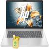HP 17 Laptop, 17.3" HD+ LED Anti-Glare Touchscreen Business Laptop Computer, Windows 11 Laptop 32GB RAM 1TB SSD, AMD Ryzen 5 Processor, AMD Radeon Graphics, Numeric Keypad, NLY Earphones, Silver view 1