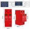 BQHHWTZ DC SPD 2P 500V 600V 800V 1000V 10KA~20KA Din Rail Solar Outdoor Power Protection Protective Arrester Device Surge Protector view 4