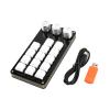 14 Keys Keyboard with 3 Knob Customizable Personalized Gaming Video Editing Programming Small Macro Keypad Backlit Multifunctional Keyboard view 1