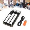 14 Keys Keyboard with 3 Knob Customizable Personalized Gaming Video Editing Programming Small Macro Keypad Backlit Multifunctional Keyboard view 2