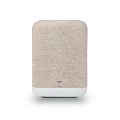 Bluesound Pulse Flex Wireless Bluetooth Hi-Res All-in-One, AirPlay 2, Spotify Connect, Alexa Skills, Multi-Room Audio Speaker (White/Tan)
