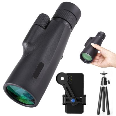10X30 Monocular Telescope, Monoculars for Adults, High Power HD Compact Monocular BAK-4 Prism and FMC Lens, for Bird Watching, Travel Camping, Hiking
