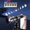 Professional Monocular Telescope HD 60 Times with Clip for Adult Bird Watching Outdoor Travel Seeing view 2