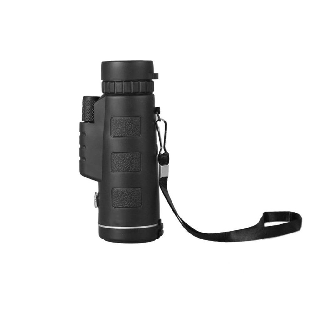 40X60 Monocular Telescope Wide Angle HD Prism Scope with Compass Phone Clip Tripod Outdoor Portable Telescope