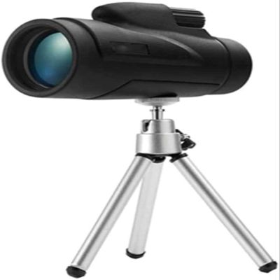 Monocular Telescope, 12x50 Monocular Telescope, Life Waterproof BAK4 Prism Lens Binocular Fogproof Binocular with Smartphone Adapter and Tripod for Adult Bird Watching Outdoor Travel