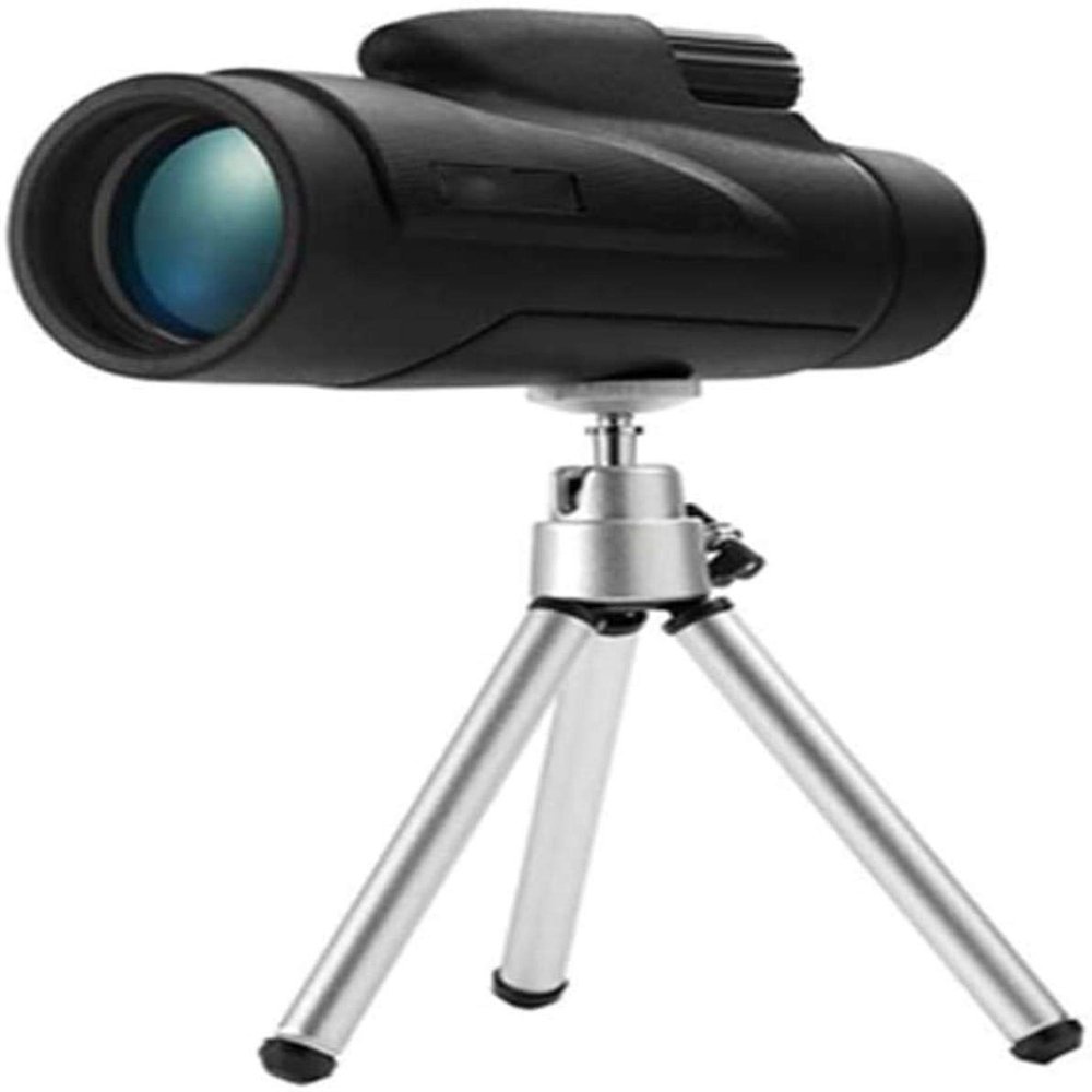 Monocular Telescope, 12x50 Monocular Telescope, Life Waterproof BAK4 Prism Lens Binocular Fogproof Binocular with Smartphone Adapter and Tripod for Adult Bird Watching Outdoor Travel