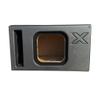 10" Single Vented Solo X Sub Box-All 1" MDF-Black Super Weave Carbon Fiber Faceplate view 2
