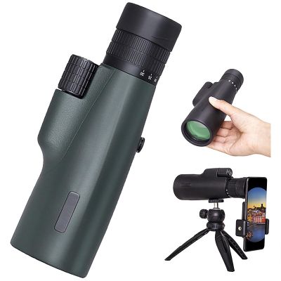 10X30 Monocular Telescope, Monoculars for Adults, High Power HD Compact Monocular BAK-4 Prism and FMC Lens, for Bird Watching, Travel Camping, Hiking