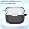 Case for Huawei FreeBuds SE 4 ANC, Wireless Earbuds Soft Silicone Protective Sleeve, Shockproof Cover Shell with Carabiner Clip (Green) view 2