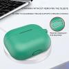 Case for Huawei FreeBuds SE 4 ANC, Wireless Earbuds Soft Silicone Protective Sleeve, Shockproof Cover Shell with Carabiner Clip (Green) view 3
