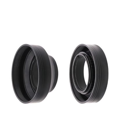 49 52 55 58 62 67 72 77 82 mm Foldable Rubber Camera Lens Hood Anti Glass Reflection Collapsible Black Soft Screw-on Generic Excellent(72mm)