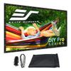 Elite Screens DIY Pro Screen, Indoor Outdoor Portable Projector Screen, 220" Diag. 16:9, Movie Theater, CineWhite Front Projection Surface with Grommets, Ropes, Carry Bag, Hang Anywhere, DIY220H1 view 1