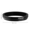 49mm Filter Adapter Ring for Fujifilm X100 Series Camera X100 X100S X100T X100F X100V X100VI Aluminum Alloy Black/Silver Excellent(Black) view 3