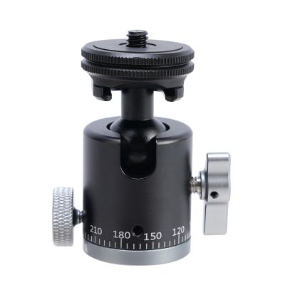 JINPIAOPIAO Double Use Panoramic Small Tripod Head RJ084 General Fit Panoramic Camera Mount for Cameras & Action Camera Accessori