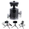 JINPIAOPIAO Double Use Panoramic Small Tripod Head RJ084 General Fit Panoramic Camera Mount for Cameras & Action Camera Accessori view 2