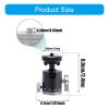 JINPIAOPIAO Double Use Panoramic Small Tripod Head RJ084 General Fit Panoramic Camera Mount for Cameras & Action Camera Accessori view 4