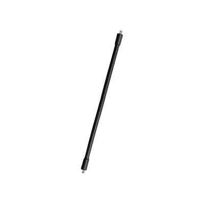 JINPIAOPIAO 1/4 to 1/4 Male Screws Extension Rod for Phone Tablets Bracket Connection Accessories Flexible Metal Hose Black