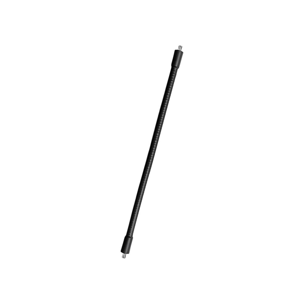 JINPIAOPIAO 1/4 to 1/4 Male Screws Extension Rod for Phone Tablets Bracket Connection Accessories Flexible Metal Hose Black