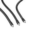 JINPIAOPIAO 1/4 to 1/4 Male Screws Extension Rod for Phone Tablets Bracket Connection Accessories Flexible Metal Hose Black view 3