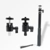 JINPIAOPIAO Aluminum Alloy Ball Head Mount PTZ Adapter for Tripods and Handheld Stabilizers with Standard 1/4 Screw and Hole view 4