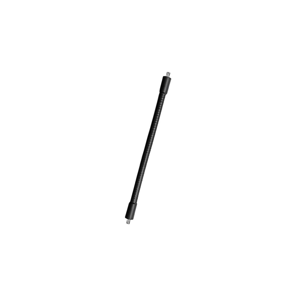 JINPIAOPIAO 1/4 to 1/4 Male Screws Extension Rod for Phone Tablets Bracket Connection Accessories Flexible Metal Hose Black