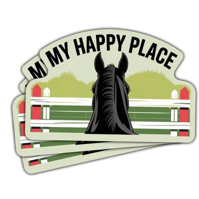 (3 Pcs) Funny Horse Stickers for Laptop, Water Bottle, Car  Cute Horses Lover Vinyl Decals with Quotes, Waterproof Sticker for Horse Barn  Gifts for Cowgirls, Barn Owners, Riders