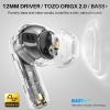 TOZO Hybrid Active Noise Cancelling in Ear Wireless Earbuds, 68H Playtime view 2