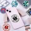 (10 Pcs) EMT Stickers, Medical Vinyl Decals with Sayings CPR Saves Lives, If You Fib You Get Paddled, Sticker for Medical Services, Funny EMS Stickers for Laptops, Water Bottles, Gear Bags view 2