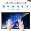 MWE 32 inch Wall Mount Digital Signage, FHD Touchscreen Monitor Android 14, Multi-Touch Screen Smart Split, Commercial Advertising Display, Time Switch, CMS Management, HD-MI/ USB/ WiFi/ for Windows view 2