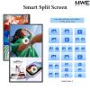 MWE 32 inch Wall Mount Digital Signage, FHD Touchscreen Monitor Android 14, Multi-Touch Screen Smart Split, Commercial Advertising Display, Time Switch, CMS Management, HD-MI/ USB/ WiFi/ for Windows view 4