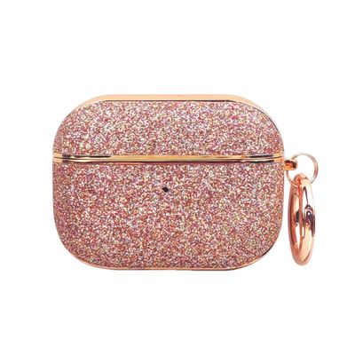 GCVXRUD for Airpods Pro 3 Case Cute, Electroplating Bling Glitter Compatible with AirPods Pro 3rd Gen Case Cover for Girls Women Luxury Skin (Rose Gold)
