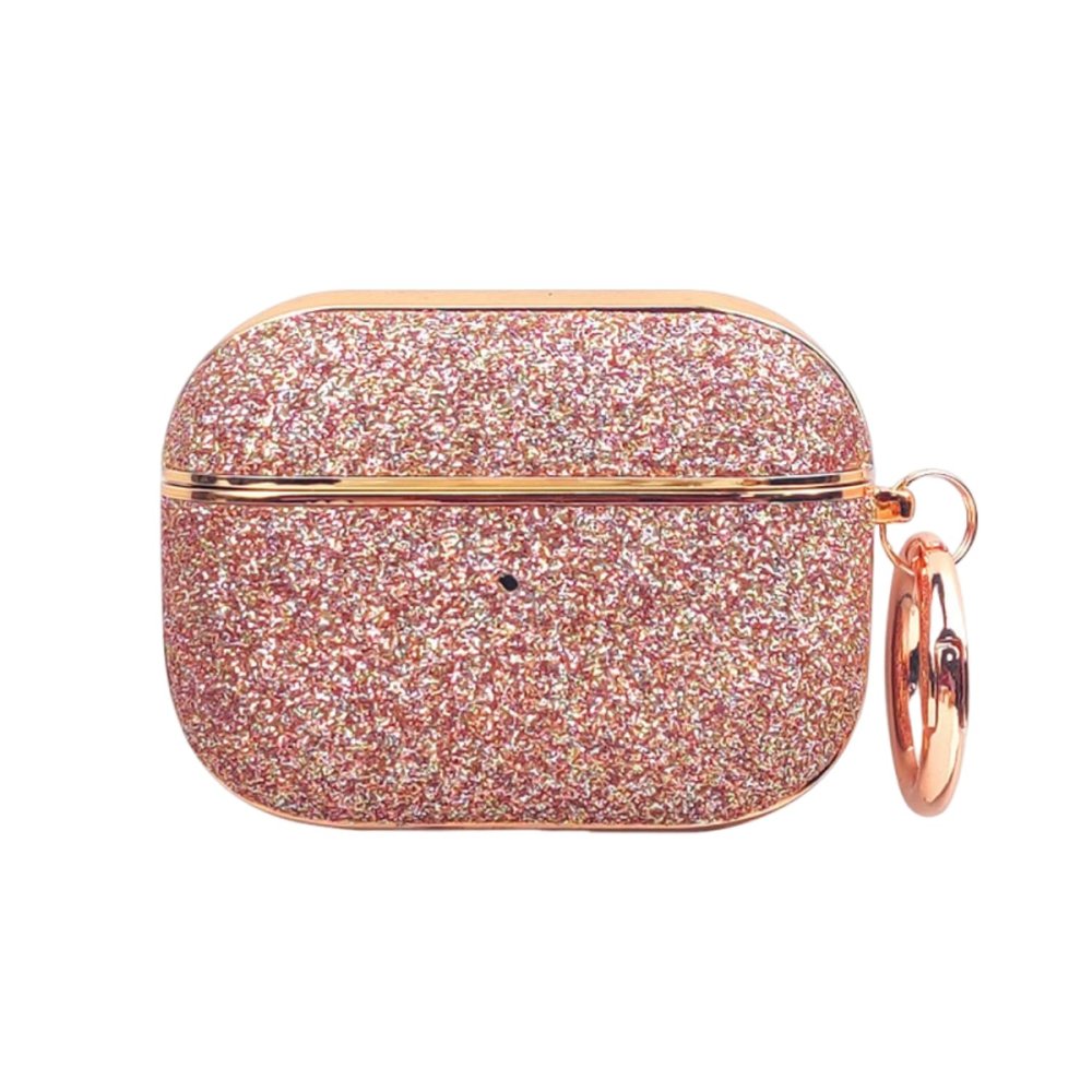 GCVXRUD for Airpods Pro 3 Case Cute, Electroplating Bling Glitter Compatible with AirPods Pro 3rd Gen Case Cover for Girls Women Luxury Skin (Rose Gold)