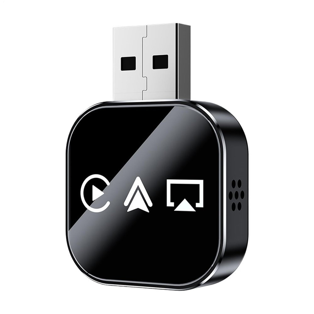 Car Display Adapter, Plug and Play Dongle with Wireless Connection, Smart Video Converter with Navigation Support, Auto Multimedia Interface, Adapter for Daily Driving and Long Distance Travel
