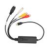 Keenso Type C 2.0 Sound Video Card for 10 8.1 8 7, Adjustable Sound Video Card to USB Converter Adapter for Web Conferencing view 4