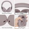 Adhiper 3-in-1 Silicone Case Sweat Covers for Sony WH-1000XM6 Headphones Accessories, XM6 Cover Silicone Ear Pads Covers & Headband Cover & Ear Cups Protector, Washable & Sweatproof - Smoky Pink view 4