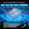 SJRC Fanless Mini PC Industrial with Core i5-7287U, Micro Desktop Computer, Barebone NO RAM/SSD/OS, Dual Gigabit LAN/RS-232 COM, HD+VGA 4K Dual Display, Support Win/Linux view 2