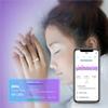 HWSYTEK Smart Ring Fitness Tracker Ring Compatible with iOS/Android Smart Rings for Women Sleep Monitoring Activity Tracker/Heart Rate/SPO/Step Waterproof Enamel Ceramics (8#) view 3
