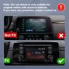 10.1 Inch IPS Touchscreen Android 14 Car Stereo for Honda CR-V 2017-2021 with Wireless CarPlay & Android Auto 2+64GB Car Radio, Support GPS, WiFi 6, Bluetooth,5.4, FM, Backup Camera, SWC, Dual USB view 2