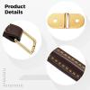 6.9 Inch Pu Replacement Handle for Guitar Cases, Comfortable Speaker Cabinet Strap with Metal Mounts, Easy to Install view 4