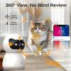 1080p hd Security Camera with Night Vision, 355 pan/tilt Coverage, Motion Detection and Two-Way Audio, White view 4