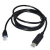 NNUQERC USB to RJ45 RS485 Converter Serial Communication Cable for Motor Driver to Host PC(5m,Transparent USB Case) view 1