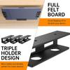 Under Desk Laptop Mount - Stainless Steel Holder, Non-Slip Design, Space Saving Storage | Reusable Desk Mount for Work Stations view 4