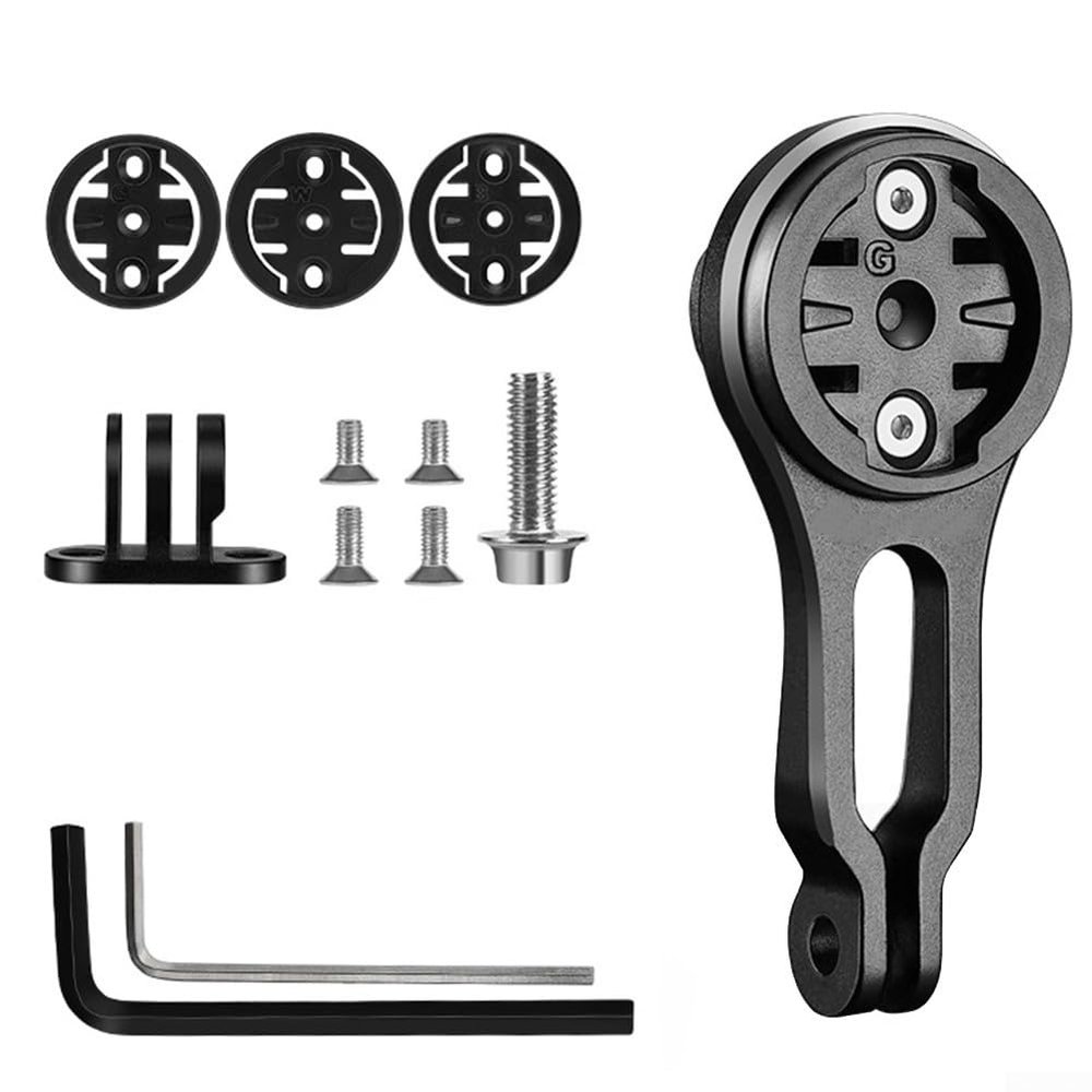 Bike Mount Fit For Garmin For Thyrton For Wahoo Cycling Computer And Speedometer, Aluminum Alloy Adjustable Handlebar Holder For Road And Mountain Bike