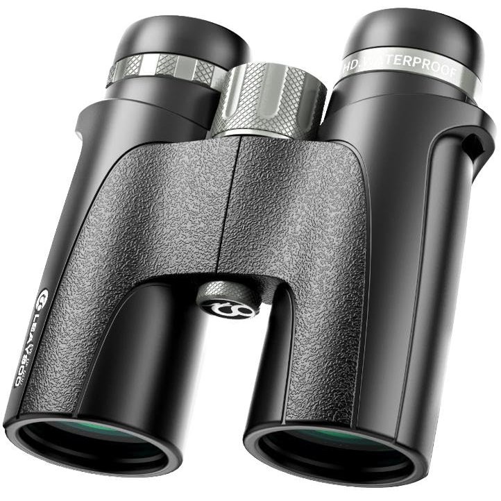 Binoculars 10X42, HD Field of View,Wide-Angle,Close Focus,BAK4,for Camping Life Waterproof